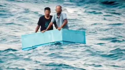 Pasifik'te 5 gün boyunca böyle hayata tutundular!