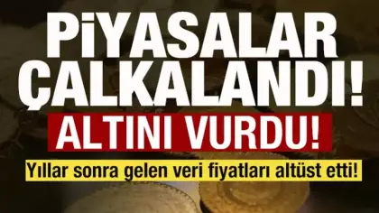 Piyasalar çalkalandı! Altını fena vurdu! Yıllar sonra gelen veri fiyatları altüst etti