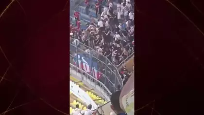 Polonyalı taraftarlar Türk polisine saldırdı!