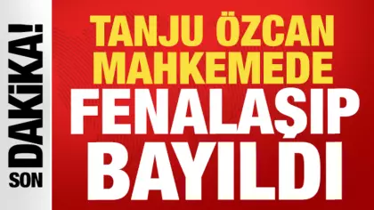 'Rüşvet' soruşturmasında mahkemede beyan veren Tanju Özcan fenalaşıp bayıldı