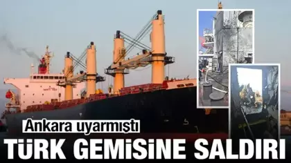 Rusya açıklarında Türk gemisine İHA saldırısı