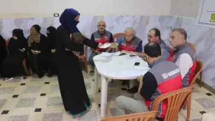 Sadakataşı Suriye’de 2 bin aileye gıda yardımı ulaştırdı