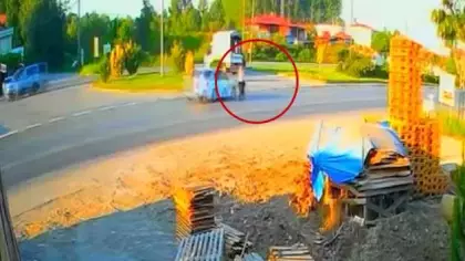 Samsun'da bisikletli Esra’nın öldüğü kaza kamerada