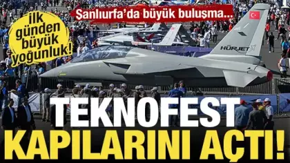 Şanlıurfa'da büyük buluşma! TEKNOFEST kapılarını açtı! İlk günden yoğun ilgi...