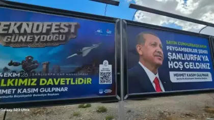 Şanlıurfa'da Teknofest heyecanı: Başkan Gülpınar caddeleri billboardlarla donattı