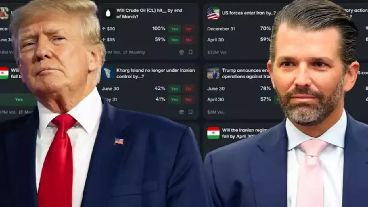 Savaş üzerinden servet...İran krizinde bahis skandalı! Trump'ın oğlu da aralarında