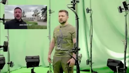Savaşın değil stüdyonun ortasında: Zelenski'nin cephe videoları sahte mi?