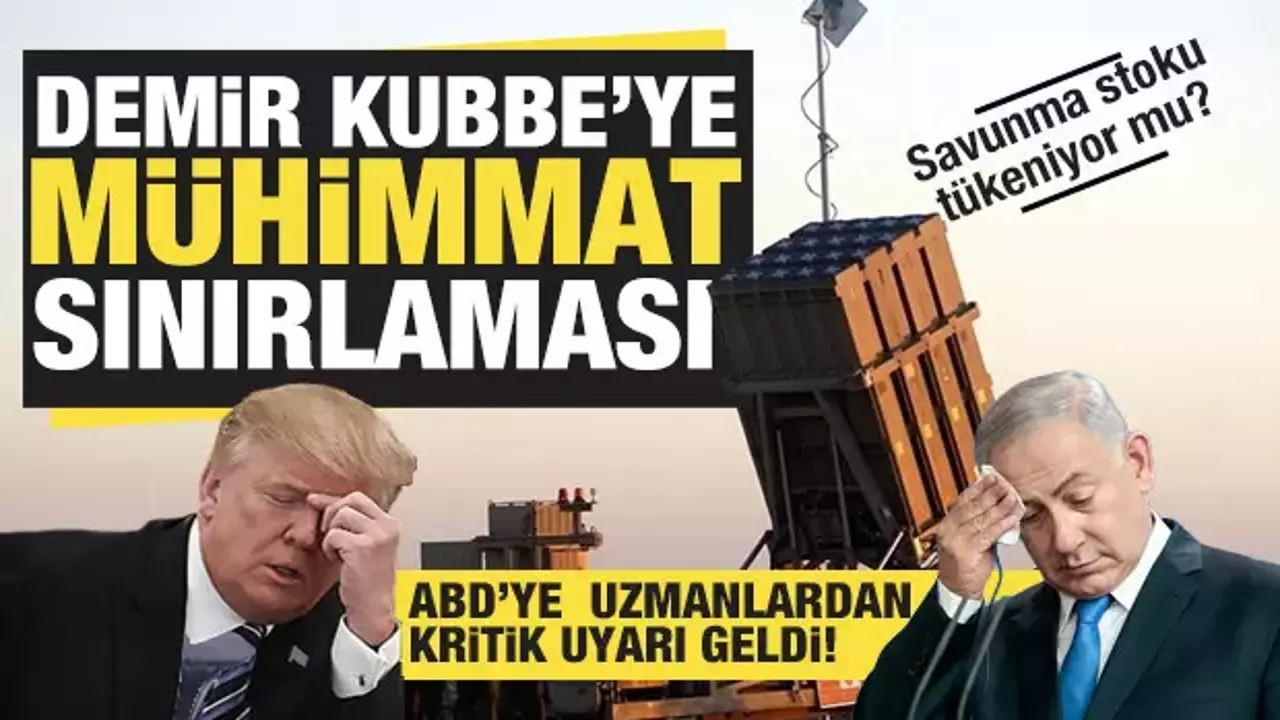 Savunma sistemleri delik deşik olan İsrail’de mühimmat kullanımına sınırlama!