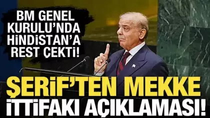 Şerif'ten 'Mekke İttifakı' açıklaması! Hindistan'a rest çekti
