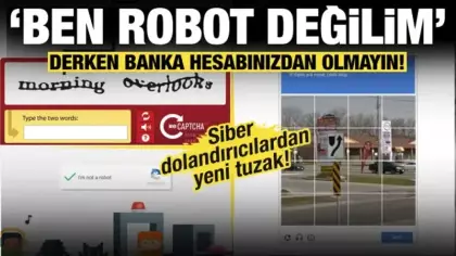 Siber dolandırıcılardan yeni tuzak: 'Ben robot değilim'