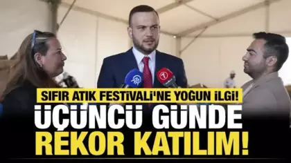 Sıfır Atık Festivali'ne yoğun ilgi! Üçüncü günde rekor katılım!