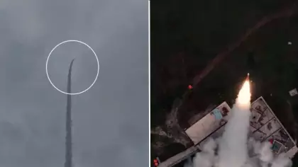 SİPER ÜRÜN-2 Hava Savunma Füzesi’nin havada hedef değiştirme testi gerçekleştirildi.