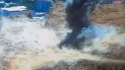 Şırnak'ta şantiye alanında bulunan 2 roketatar mühimmatı imha edildi