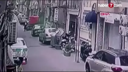 Şişli'de çatıdan düşen Kazakistanlı kadının son görüntüleri ortaya çıktı