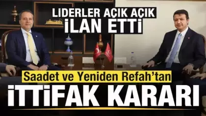Siyaset gündemini hareketlendiren buluşma! Yeniden Refah ve Saadet'ten ittifak kararı