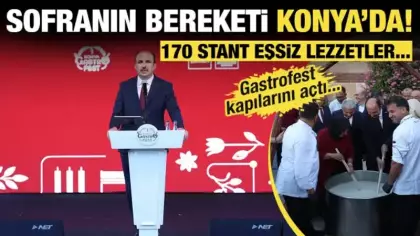 Sofranın bereketi Konya’da buluştu: 170 stant eşsiz lezzetler: Gastrofest kapılarını açtı