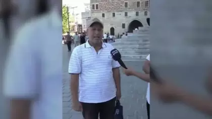 Sokak röportajında Erdoğan sorulunca gözyaşlarını tutamadı