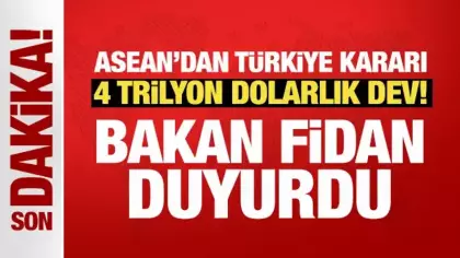 Son Dakika... Bakan Fidan duyurdu: Türkiye ASEAN Diyalog Ortağı oldu