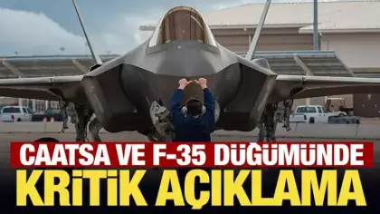 Son Dakika.... CAATSA ve F-35 düğümünde kritik açıklama: Çözüme yakınız!