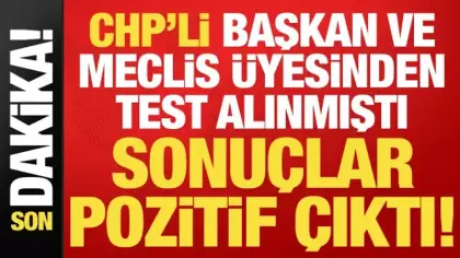 Son dakika: CHP'li başkan ve meclis üyesinin uyuşturucu testi pozitif çıktı!