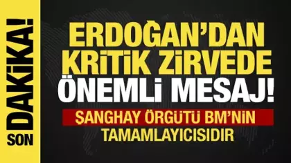 Son dakika... Erdoğan’dan Bişkek’te kritik mesaj: Şanghay örgütü BM’nin tamamlayıcısıdır