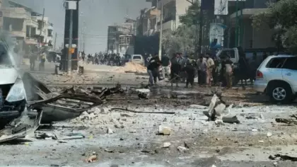 Son dakika... İdlib'de patlama: Ölüler var
