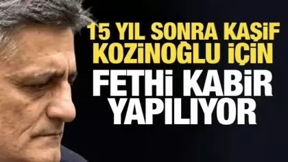 Son Dakika: Kaşif Kozinoğlu'nun fethi kabir işlemi için heyet mezarlıkta