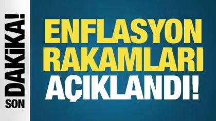 Son Dakika: Mayıs ayı enflasyon rakamları açıklandı! Enflasyon yüzde kaç oldu?