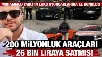 SON DAKİKA: Muhammed Yarız'a ait 200 milyon TL değerindeki 5 araca el konuldu