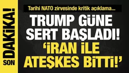Son dakika... Trump güne sert başladı! ‘İran ile ateşkes bitti!’