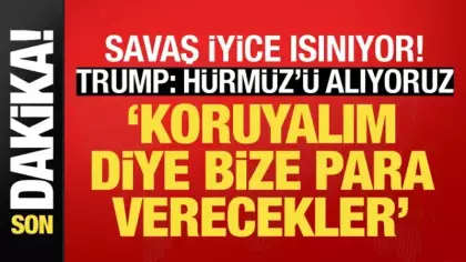 Son dakika... Trump: Hürmüz Boğazını alıyoruz
