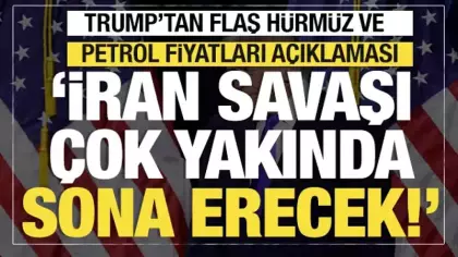 Son dakika... Trump: İran savaşı çok yakında sona erecek