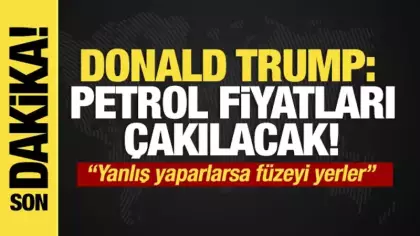 Son dakika... Trump: Petrol fiyatları çakılacak!