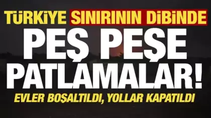 Son dakika: Türkiye sınırının dibinde peş peşe patlamalar! Kullanılamaz hale geldi...