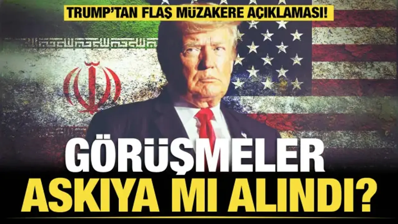 Son dakika...Görüşmeler askıya mı alındı? Trump’tan flaş müzakere açıklaması!