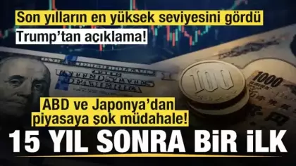 Son yılların en yüksek seviyesini gördü! ABD ve Japonya'dan piyasaya şok müdahale!