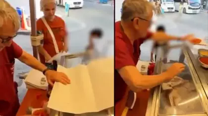 Sosyal medyada gündem olan lahmacuncunun tezgâhı kaldırıldı