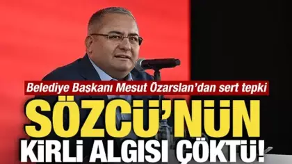 Sözcü'nün kirli algısı çöktü! Keçiören Belediye Başkanı Mesut Özarslan’dan sert tepki