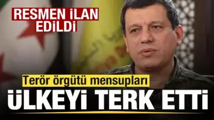 Suriye'de son dakika! Resmen ilan edildi! Terör örgütü mensupları ülkeyi terk etti