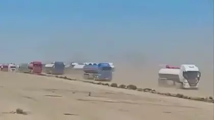 Suriye'den Irak'a dev benzin sevkiyatı başladı