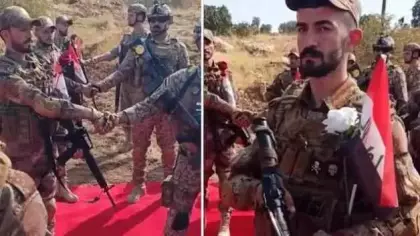 Tarihi devrin görüntüleri ortaya çıktı: Terör örgütü noktaları Irak ordusuna geçti
