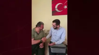 Tayini çıkan imamdan down sendromlu arkadaşına veda