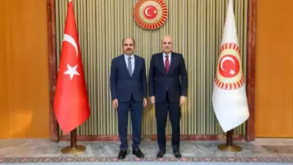 TBMM Başkanı Kurtulmuş, Dünya Belediyeler Birliği Başkanı Altay'ı kabul etti