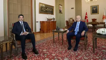 TBMM Başkanı Kurtulmuş, Katar Büyükelçisi Al-Henzab’ı kabul etti