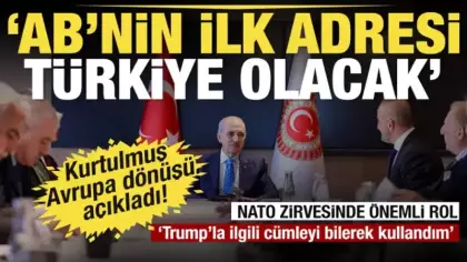 TBMM Başkanı Kurtulmuş: NATO yetersiz kaldı, AB genişlerken ilk göreceği yer Türkiye'dir