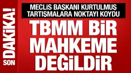 TBMM Başkanı Kurtulmuş'tan önemli açıklamalar