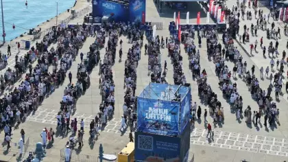 TEKNOFEST Mavi Vatan'da hafta sonu ziyaretçi yoğunluğu yaşanıyor