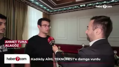 Teknofest'e damga vuran lise! Üçüncü kez birincilik kazandılar