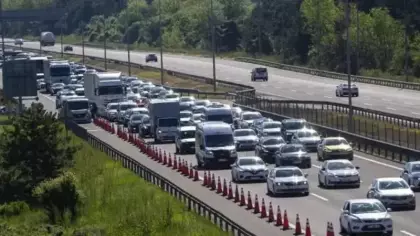 TEM Otoyolu'nda İstanbul yönü yeniden trafiğe açılıyor! Tarih belli oldu