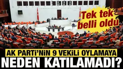 'Terörsüz Türkiye: AK Parti'nin 9 milletvekili oylamaya neden katılamadı?